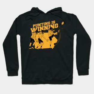 Punting Is Winning // Funny Football Punter Iowa Hoodie